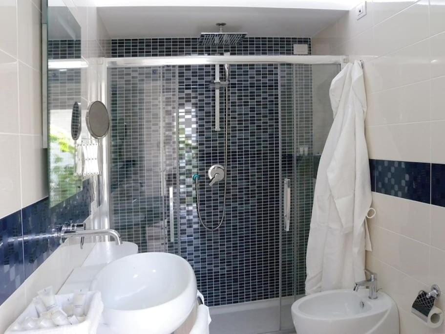 Shower, Toilet, Bathroom, towels