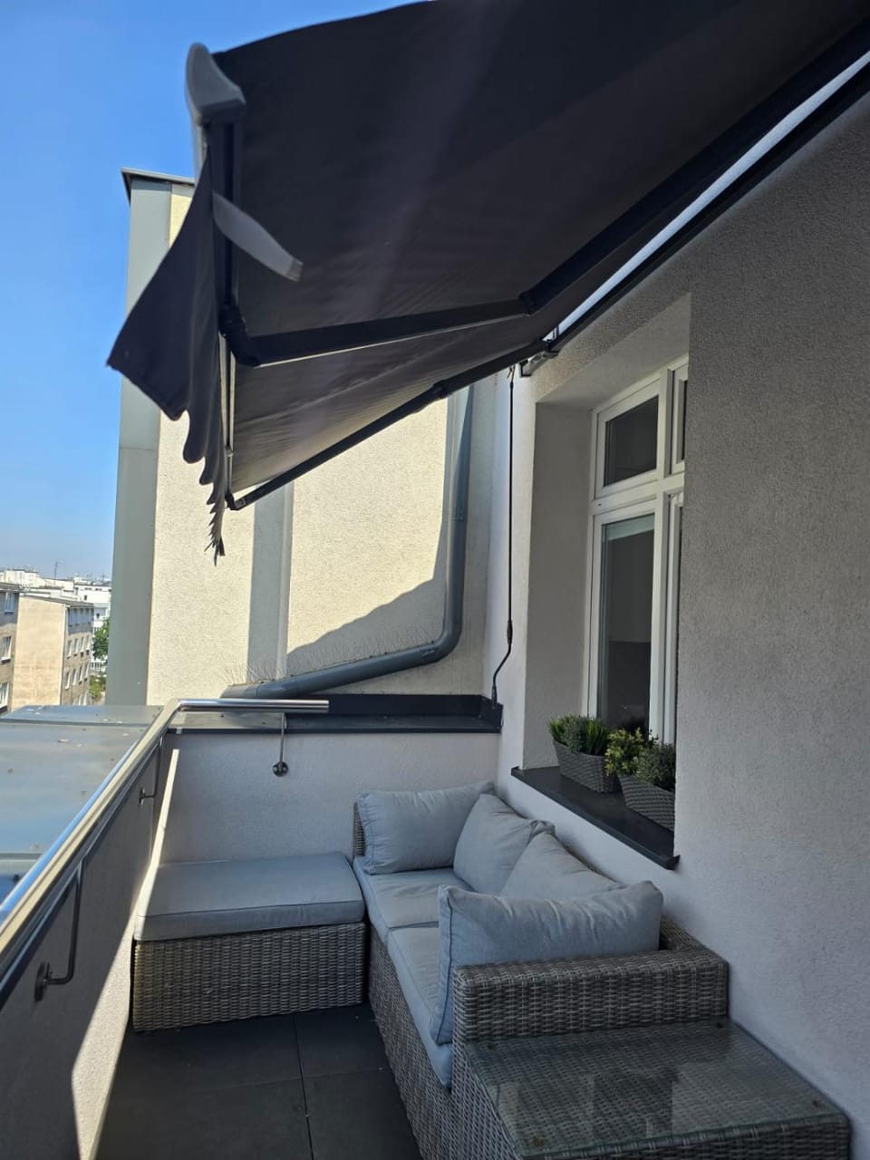 Day, Balcony/Terrace, Seating area