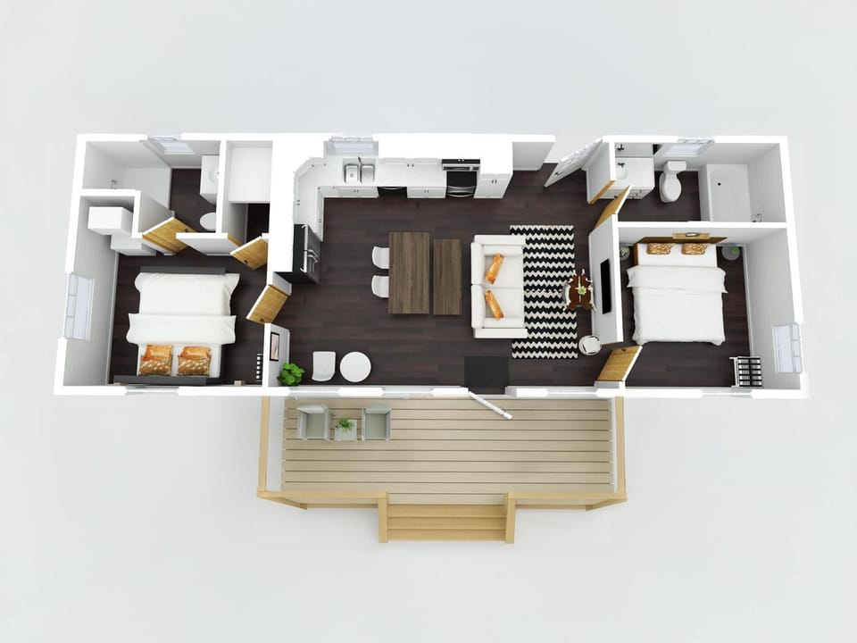 Block of 7 Lodges at Eden Reserve - For Groups House in Williamstown