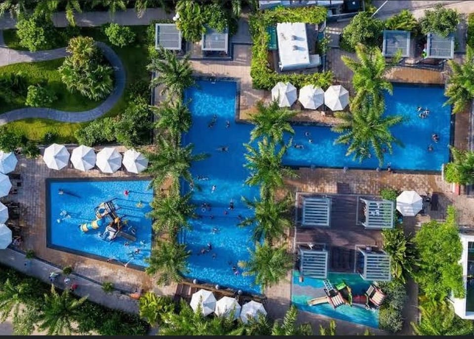 Day, Natural landscape, Bird's eye view, Swimming pool