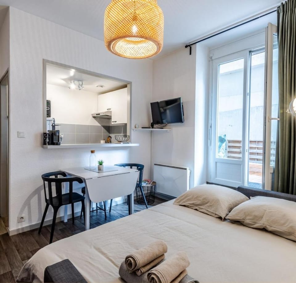 T2 centre ville, 150m du lac, parking - Thermes Apartment in Évian-les-Bains