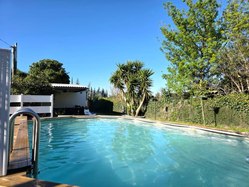 Day, Pool view, Swimming pool, sunbed