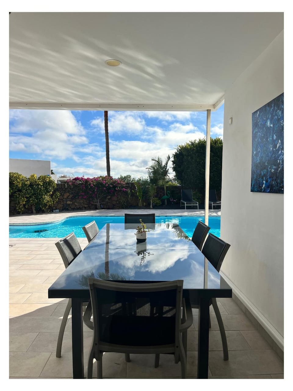 Patio, Day, Pool view, Swimming pool