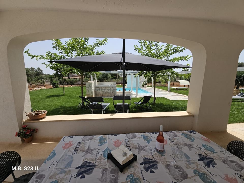Patio, Garden view, Pool view
