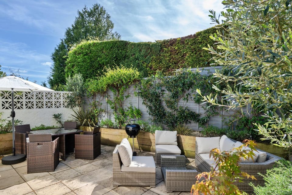 Patio, Garden, Garden view