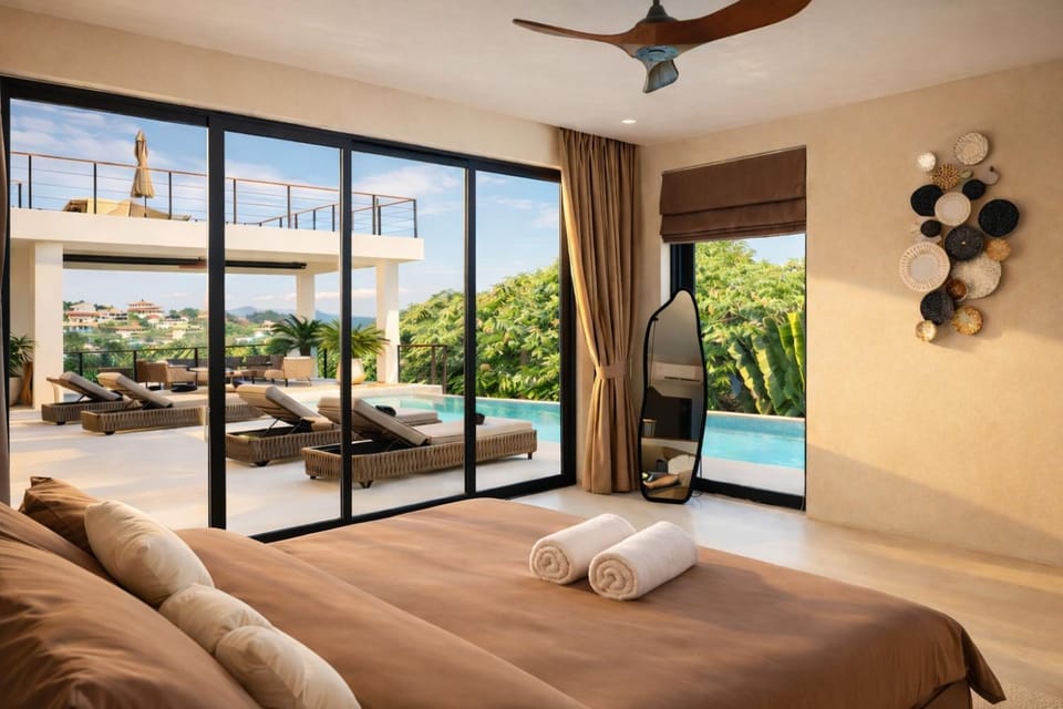 Bedroom, Swimming pool