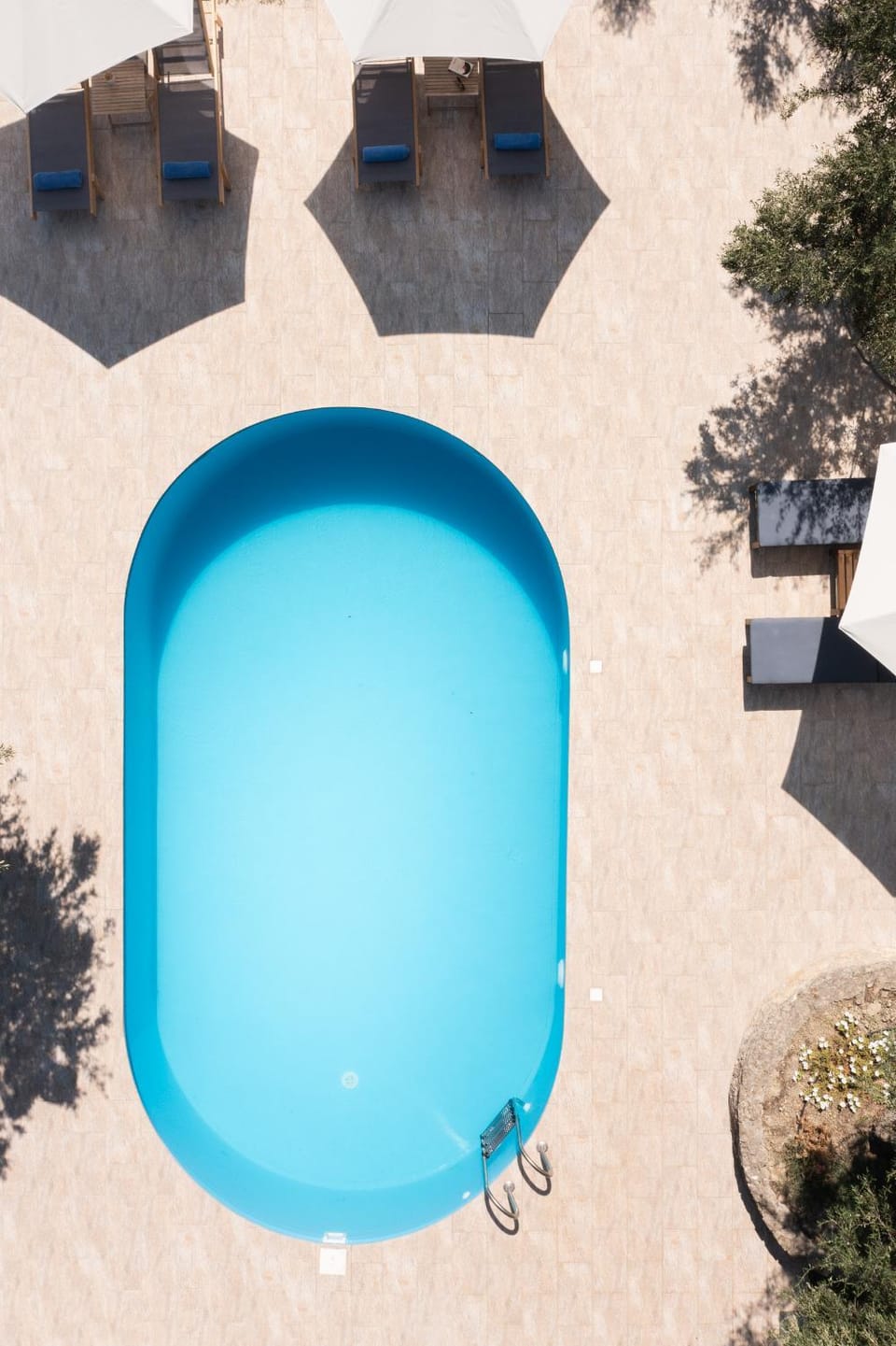 Pool view, Swimming pool, sunbed