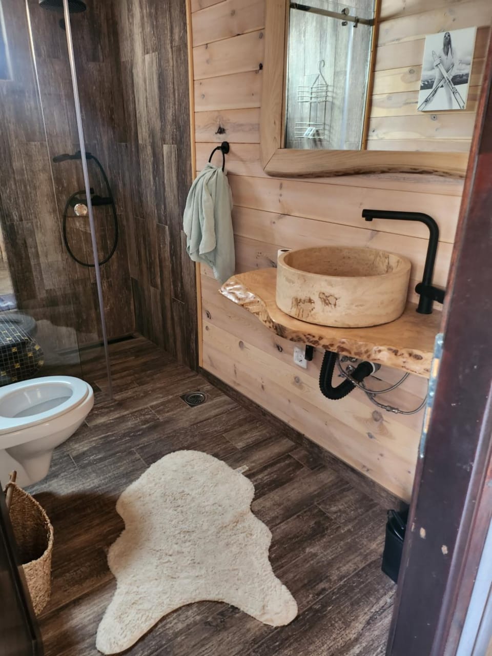 Shower, Toilet, Bathroom, towels