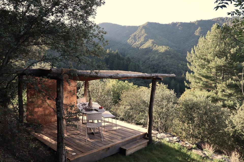 Patio, Natural landscape, Balcony/Terrace, Mountain view