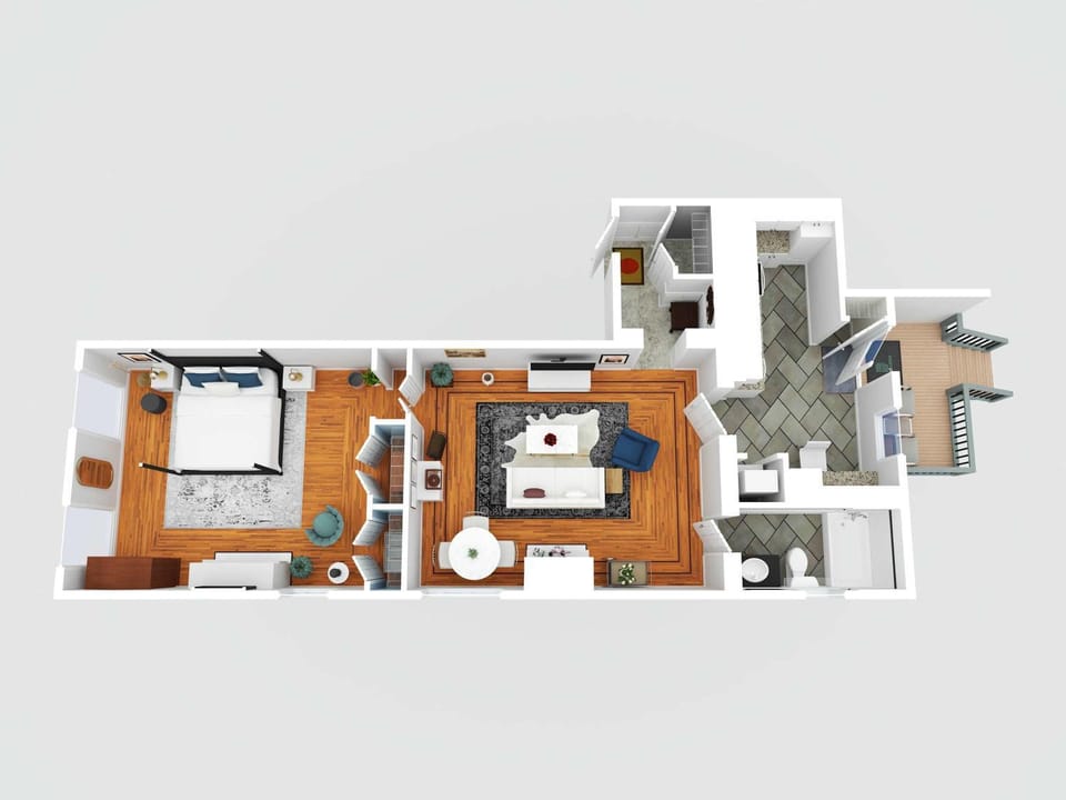 Walk to Stadiums & Downtown, Jet Tub, Historic Apt Apartment in Licking Riverside