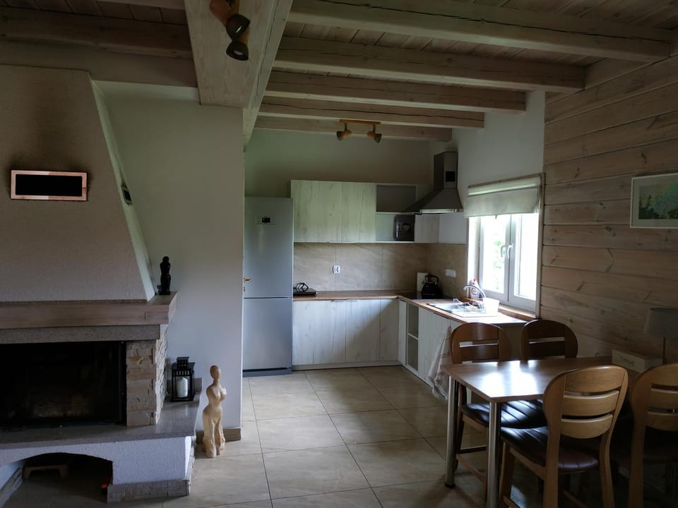 Kitchen or kitchenette, Living room, Seating area, Dining area, oven, stove