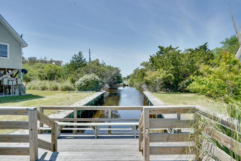 Buxton Vacation Rental w/ Shared Canal Access! House in Buxton