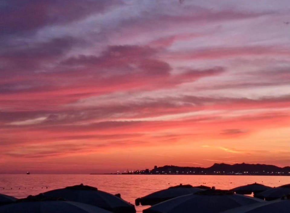 Sea view, Sunset