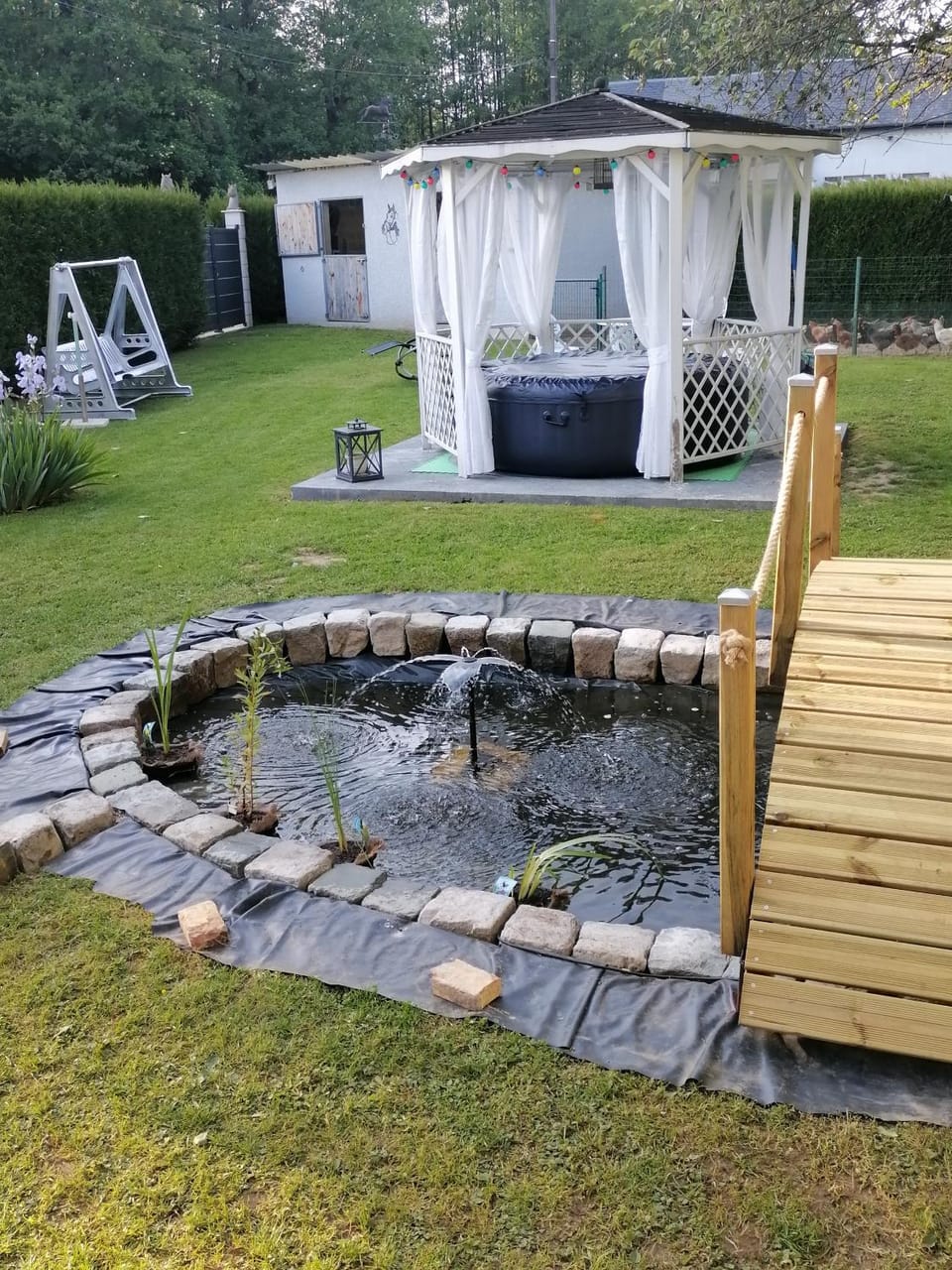 Garden, Garden view, sunbed