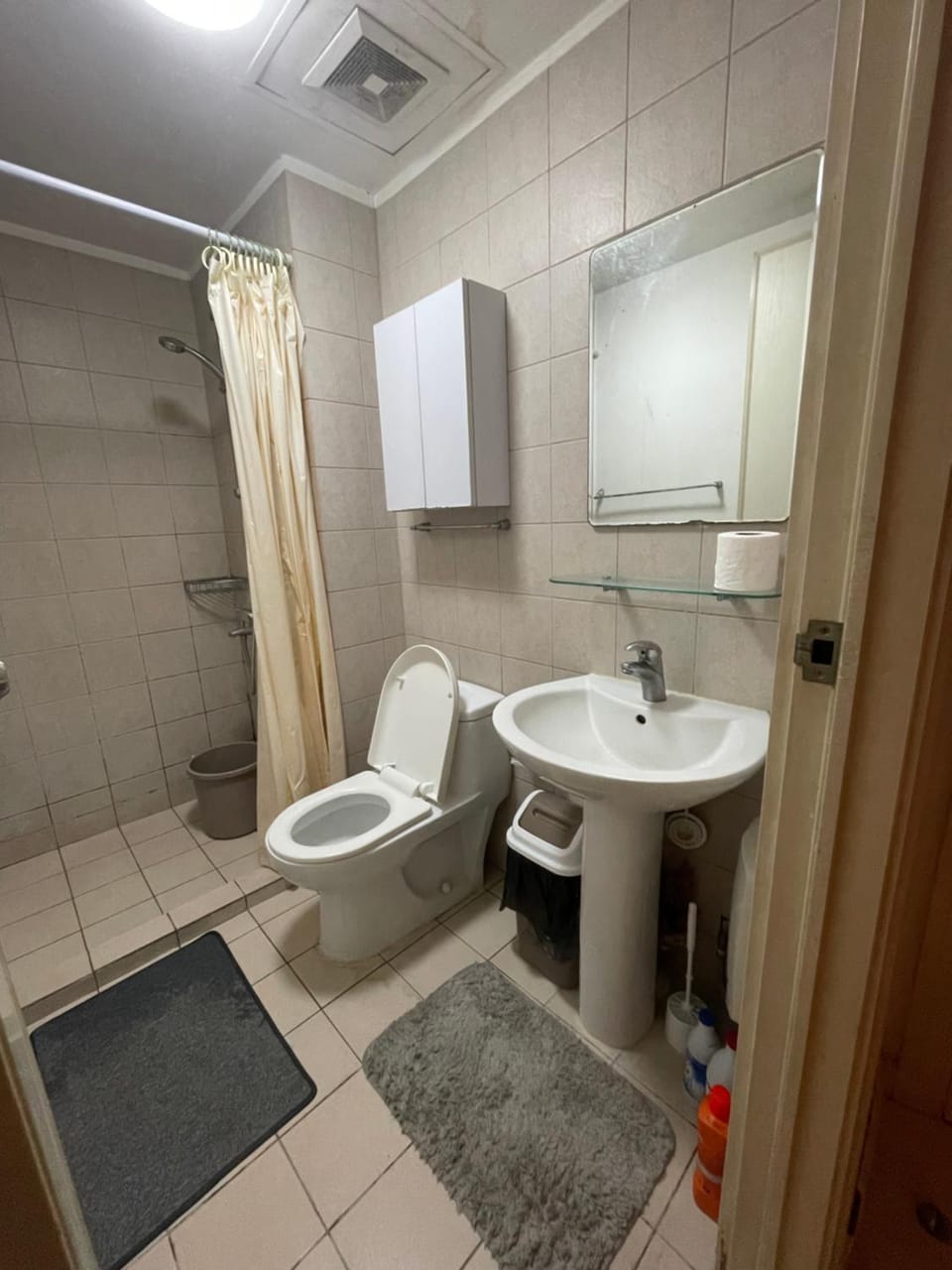 Shower, Toilet, Bathroom, bidet, towels
