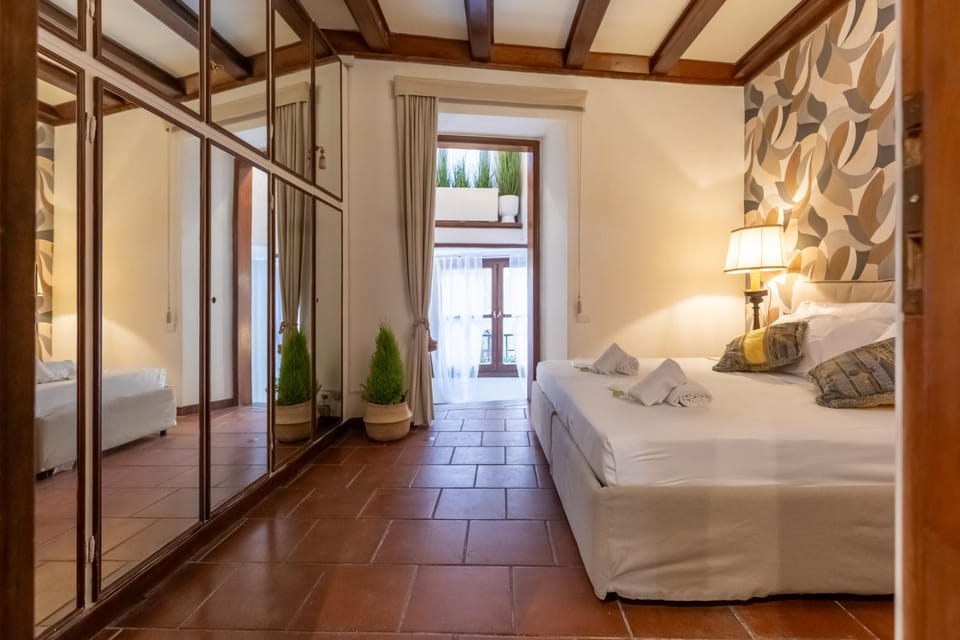 Bed, Photo of the whole room, Bedroom, towels, wardrobe