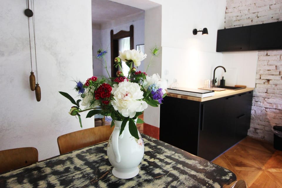 Kitchen or kitchenette, Dining area