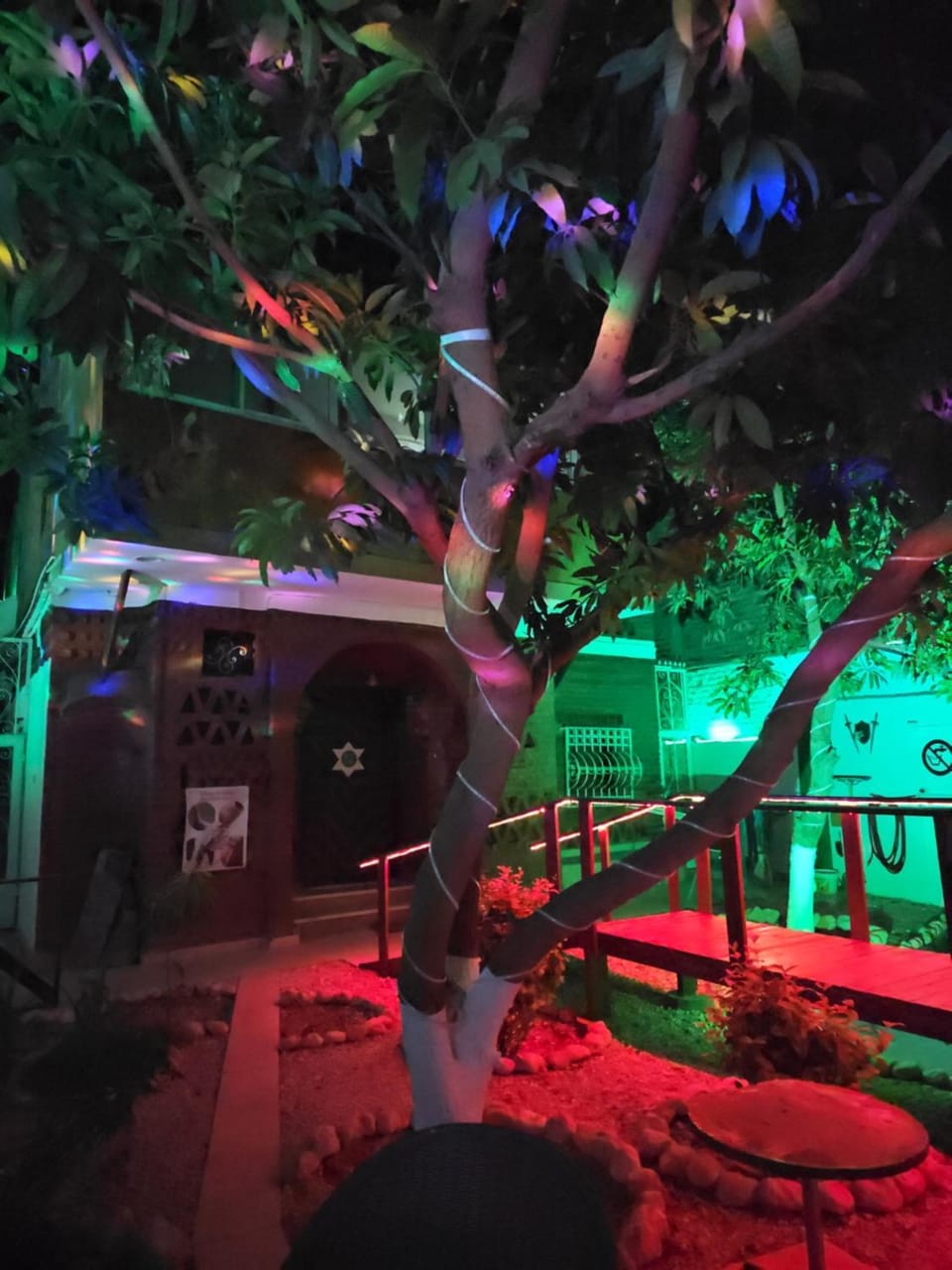 Patio, Night