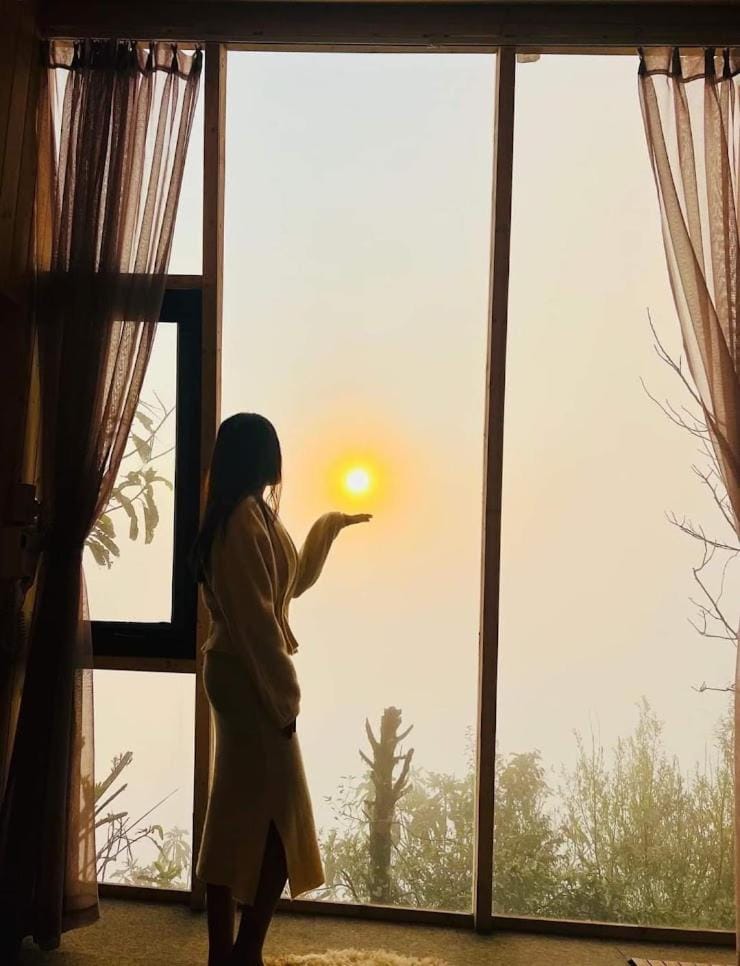 People, Natural landscape, Sunset