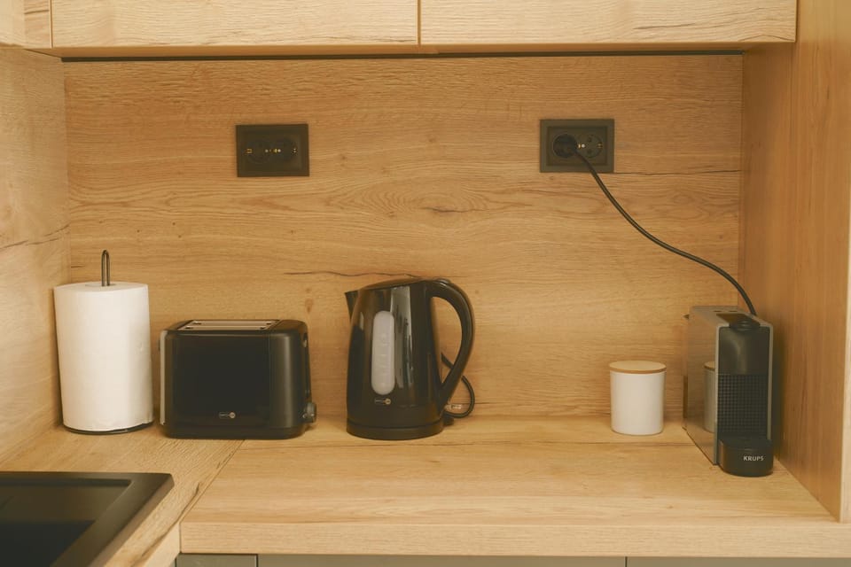 Coffee/tea facilities, Kitchen or kitchenette, toaster