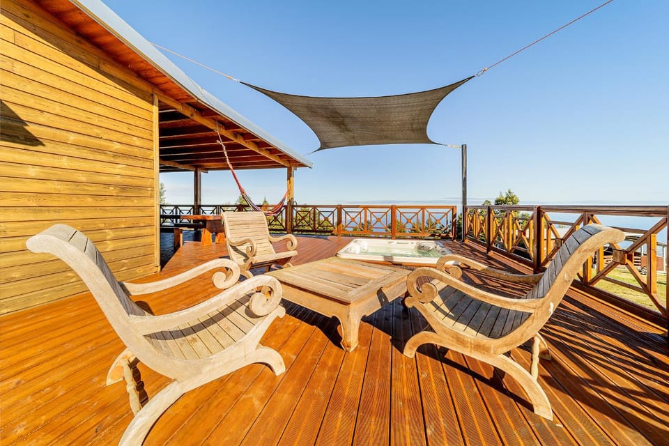 Patio, Day, Natural landscape, View (from property/room), Balcony/Terrace, Sea view