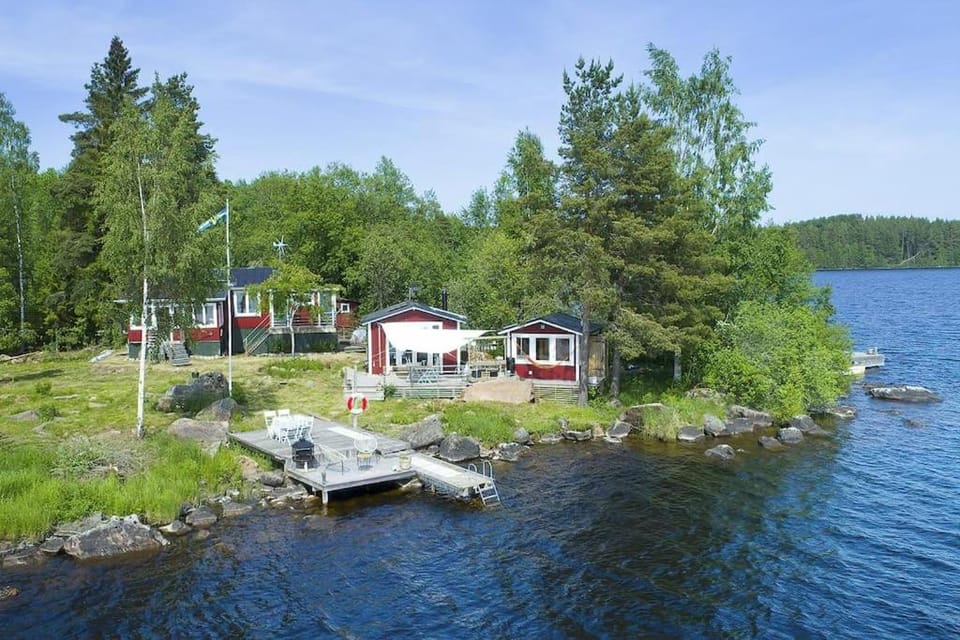 Your Own Island Near Stockholm House in Sweden
