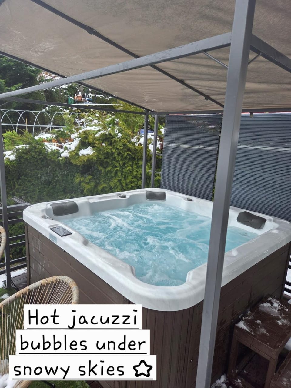 Winter, Hot Tub, Balcony/Terrace