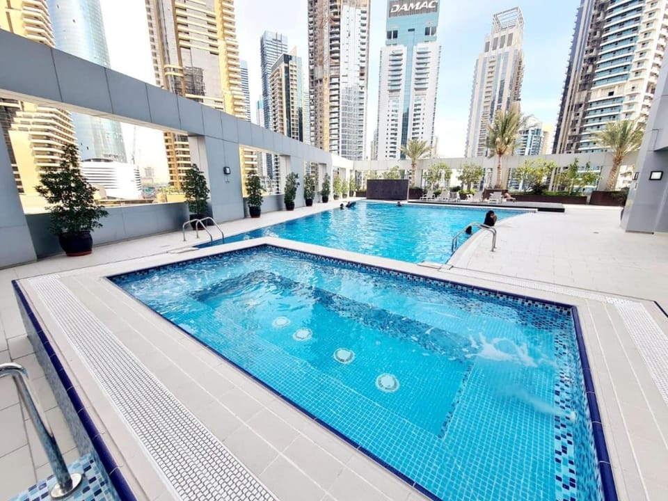 Pool view, sunbed