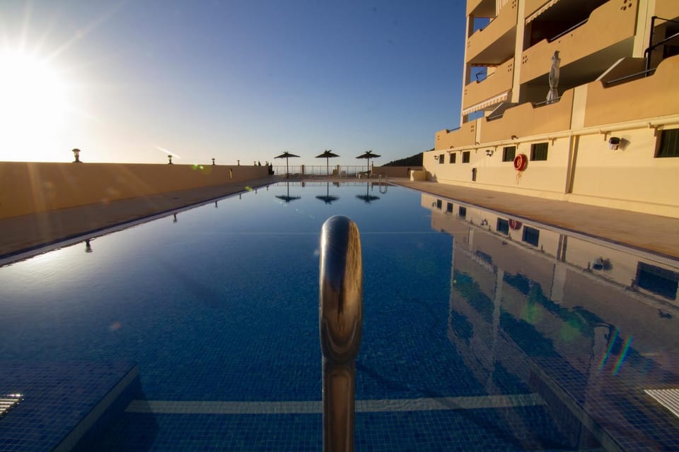 Pool view, sunbed