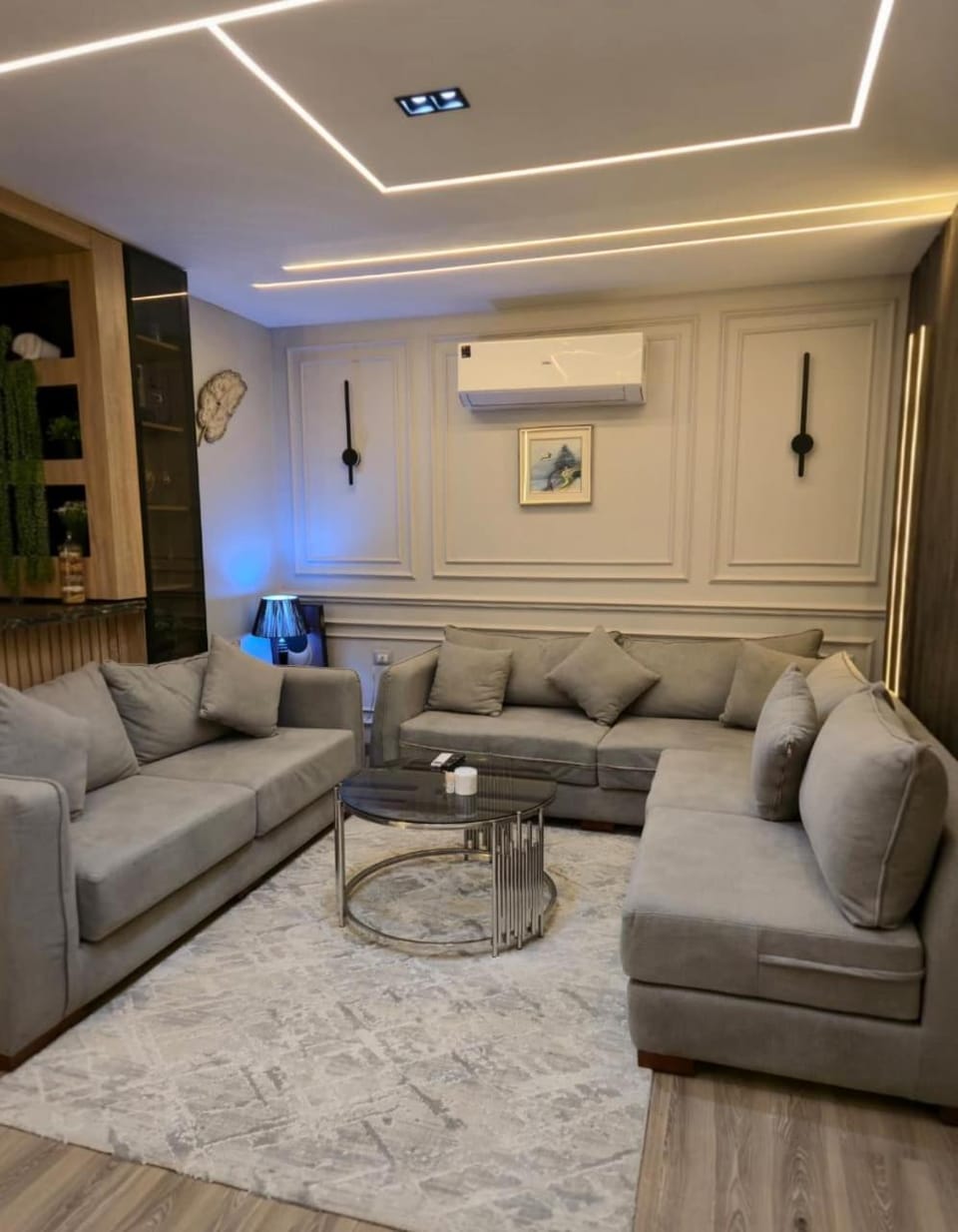 Living room, air conditioner
