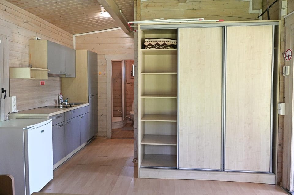 Kitchen or kitchenette, wardrobe