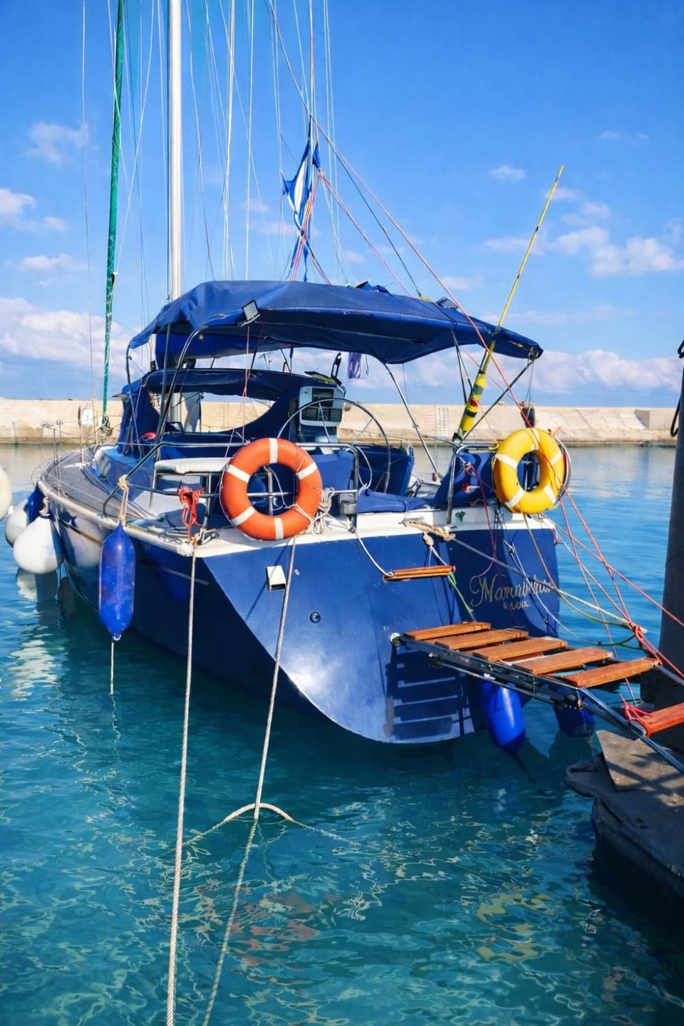 Nanoshka Yacht Docked boat in Tel Aviv-Yafo