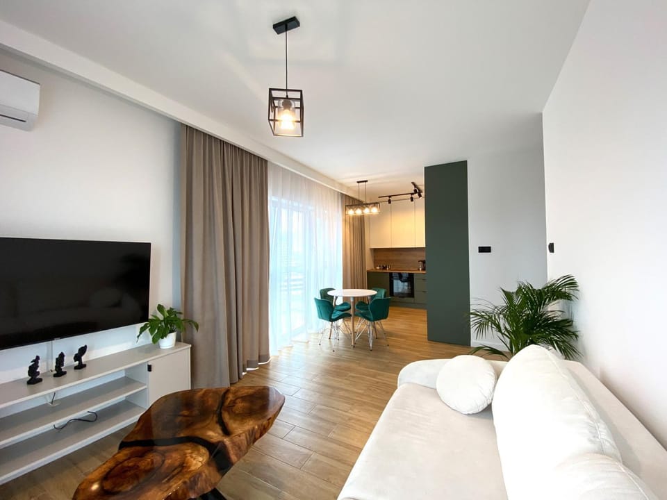Kitchen or kitchenette, Living room, Seating area