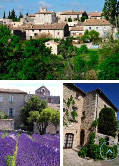 Beau studio indépendant pour 2 personnes dans village provençale House in Grignan