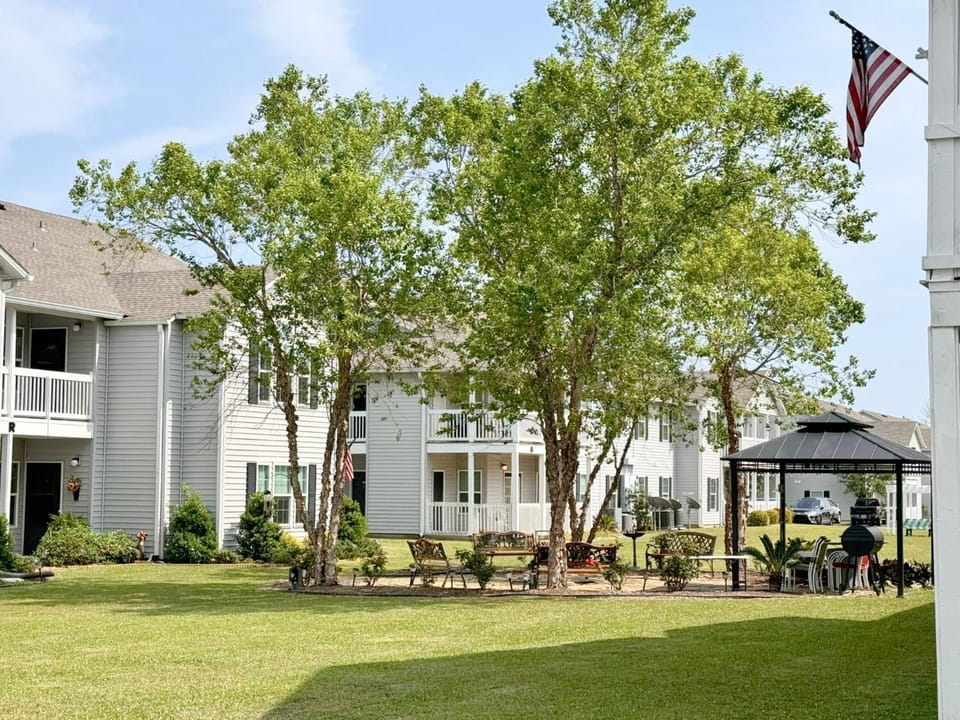 Property building, Day, Garden