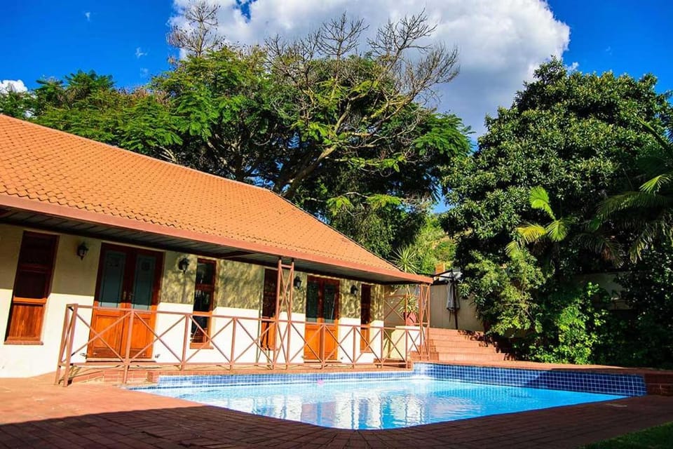 Property building, Patio, Garden, Pool view, Swimming pool
