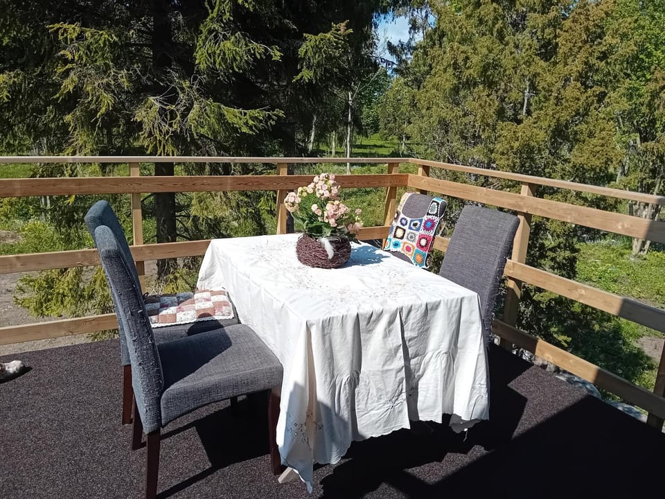Balcony/Terrace, Dining area, Garden view