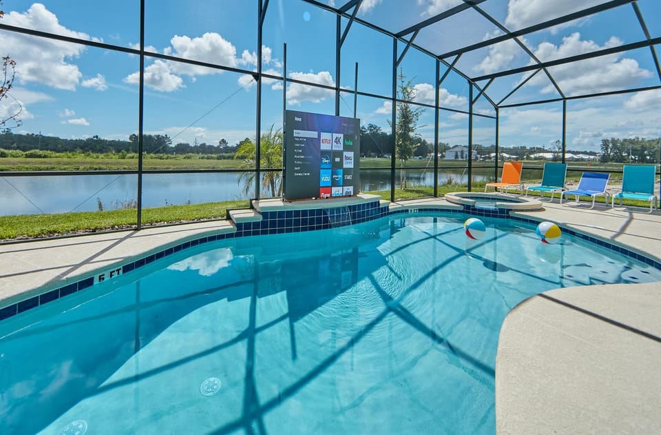Remarkable Mansion Sleep 36 Cinema-Bowling Alley & More House in Kissimmee