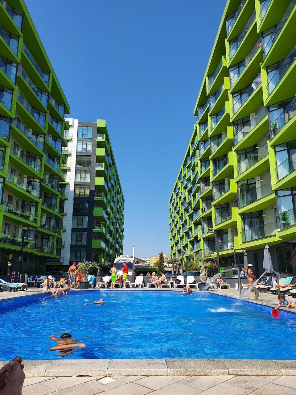 Property building, Swimming pool
