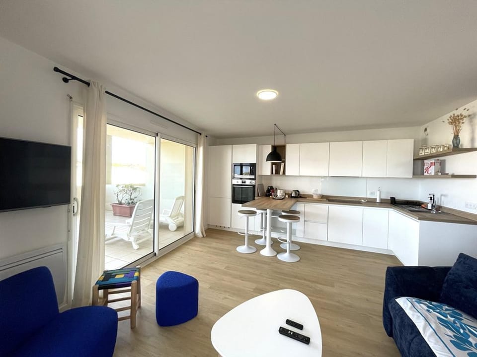 T2 cabine avec terrasse et vue océan à Vieux-Boucau - FR-1-379-176 Cabin in Vieux-Boucau-les-Bains