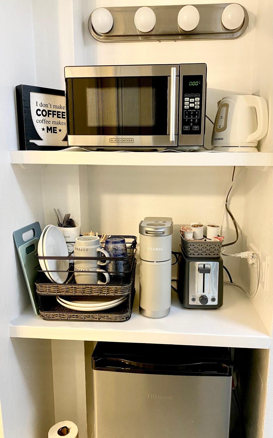 Coffee/tea facilities, Kitchen or kitchenette, toaster