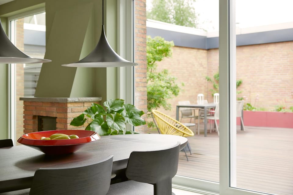 Patio, Day, Balcony/Terrace, Living room, Seating area, Dining area