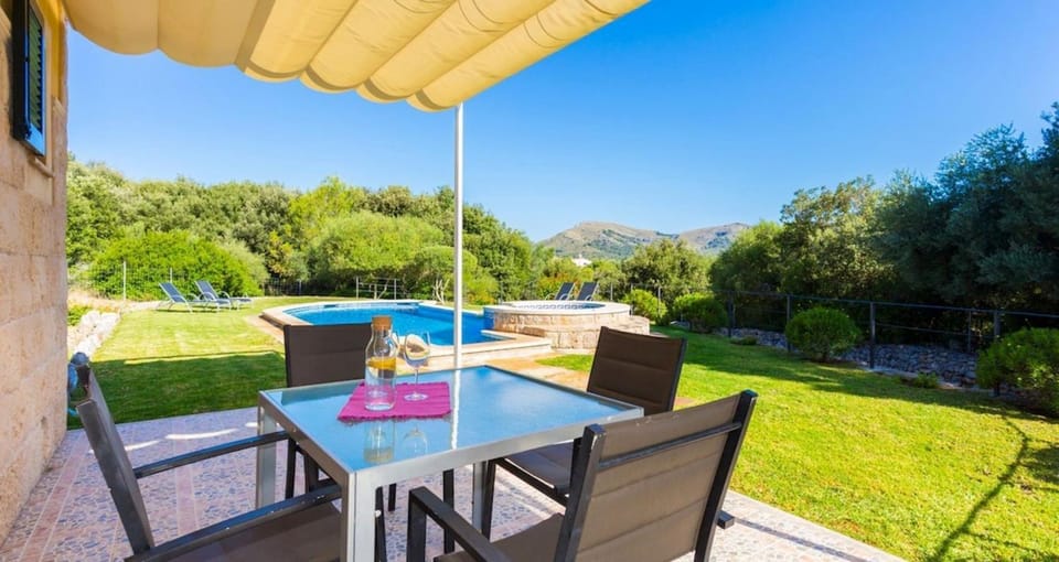 Property building, Living room, Swimming pool