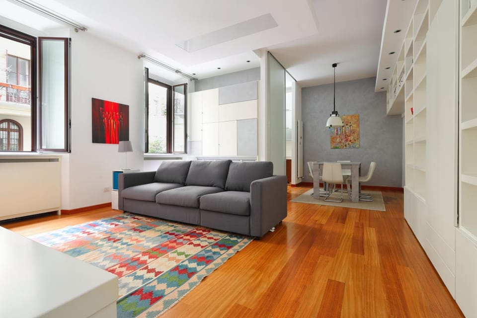 Living room, Seating area, Garden view