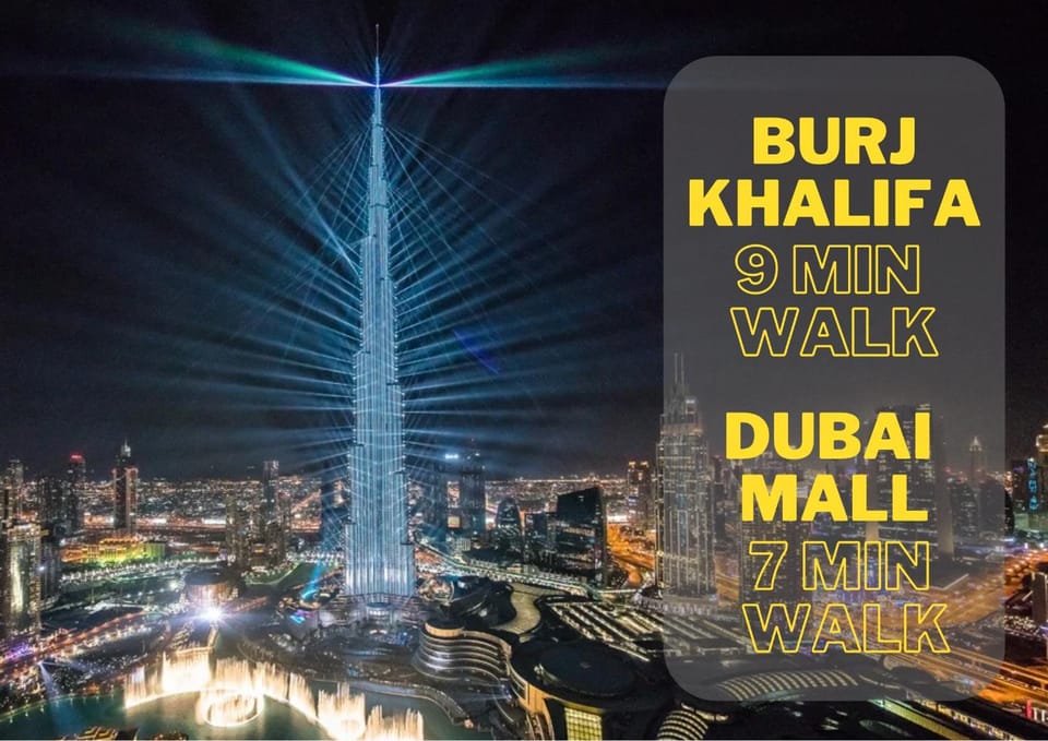 Brand New 2BHK Luxury Apartment 7min to Dubai Mall 1.5 Bath Apartment in Dubai