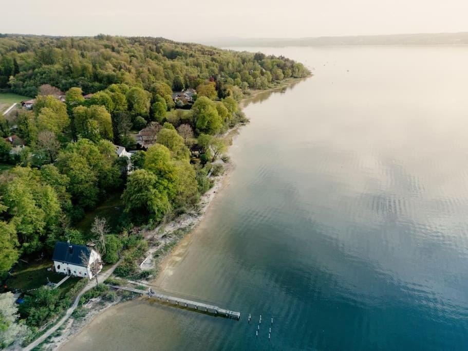 Day, Natural landscape, Bird's eye view, Lake view