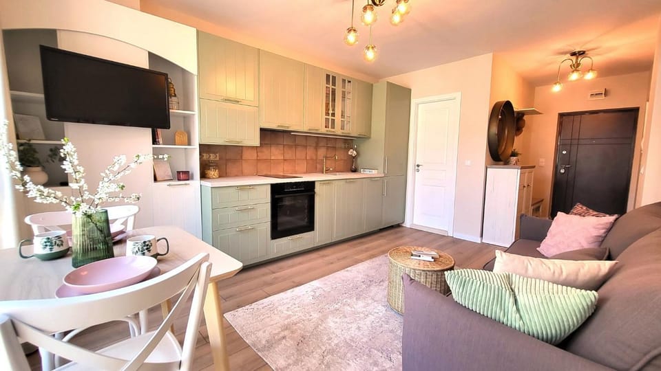 TV and multimedia, Kitchen or kitchenette, Living room, Seating area, dishwasher, oven, stove