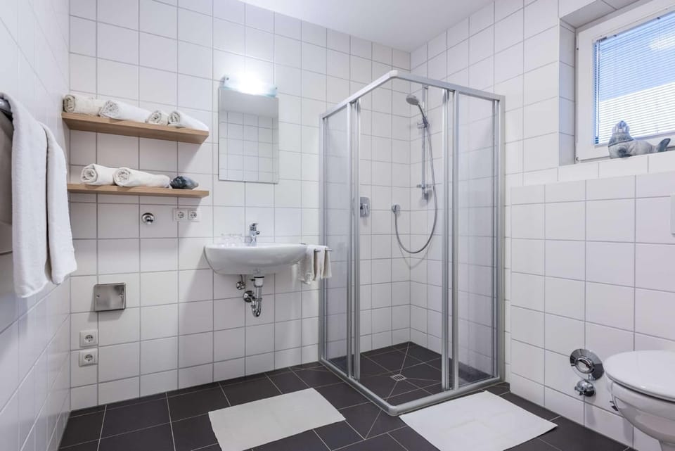Bathroom, Living room