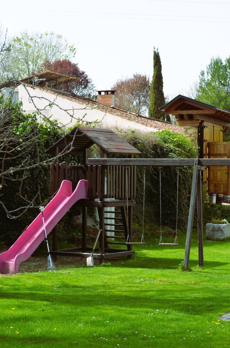Spring, Day, Children play ground, Garden, Garden view