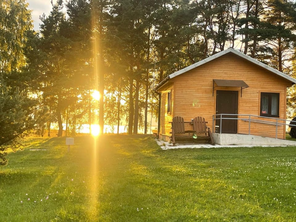 Rāznas ezera namiņš D1 ar elektrisko apkuri House in Latvia